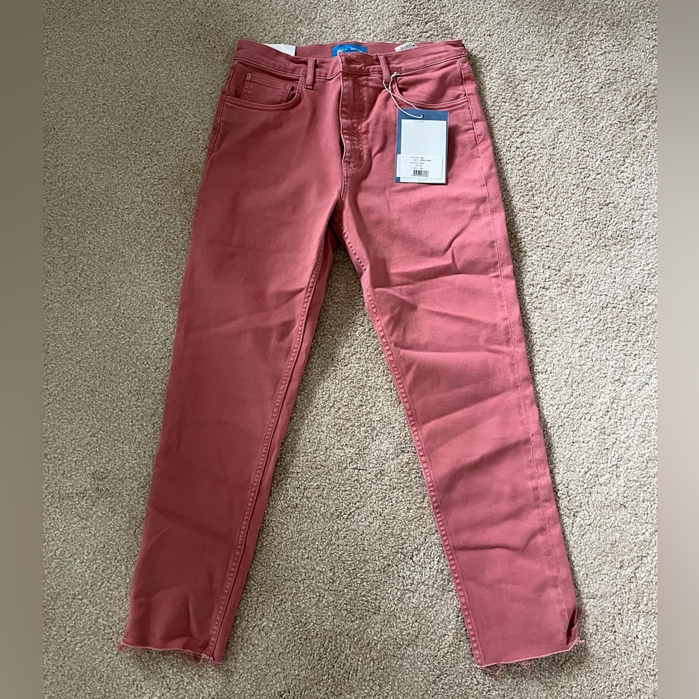 Mih jeans - mimi high rise vintage straight leg - ankle - 28 - Rosa